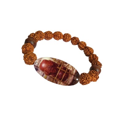  Shivling Pashupatinath 5 Mukhi Rudraksha Bracelet